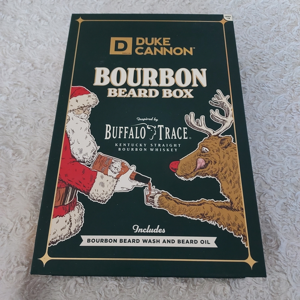 Duke Cannon Kentucky Big Bourbon Beard Wash & Oil Care Set Grooming Shaving